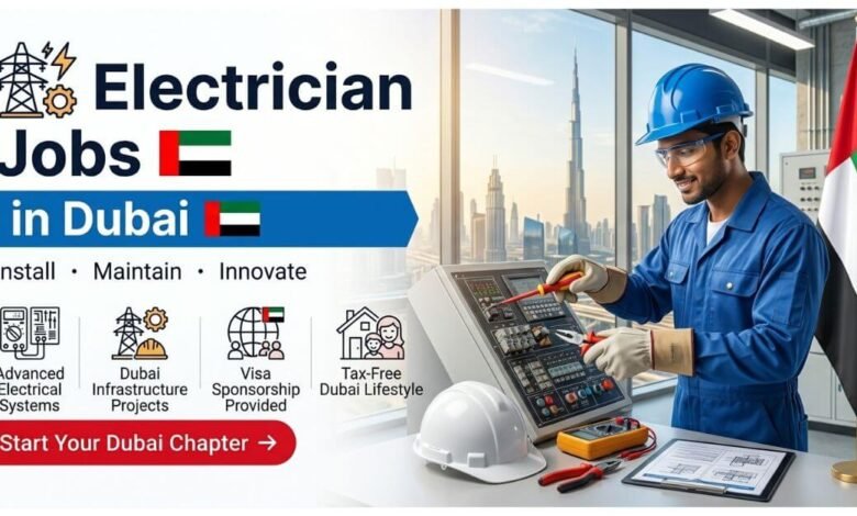 Electrician Jobs in Dubai with Visa Sponsorship
