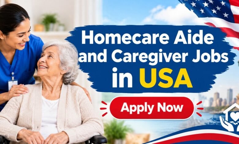 Homecare Aide and Caregiver Jobs in USA