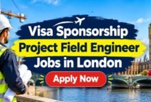 Visa sponsorship Project Field Engineer Jobs in London