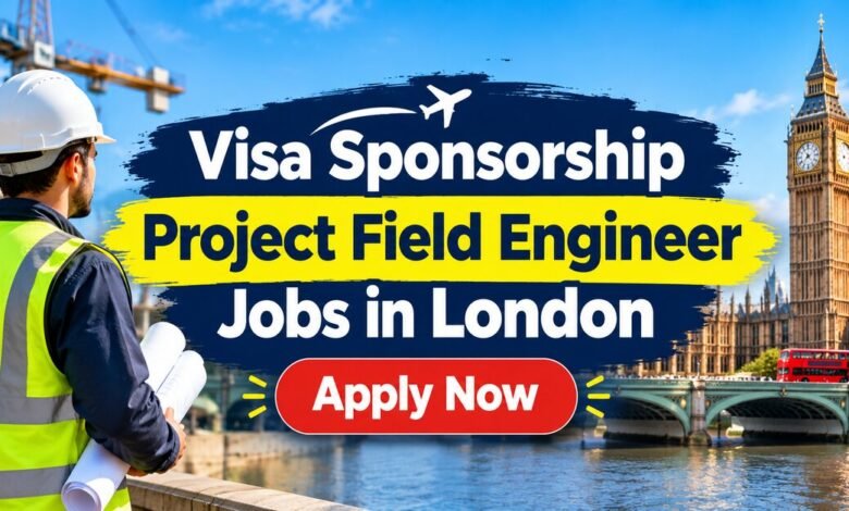 Visa sponsorship Project Field Engineer Jobs in London