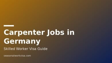 Carpenter jobs in Germany
