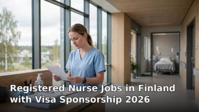 registered nurse jobs in finland with visa sponsorship 2026