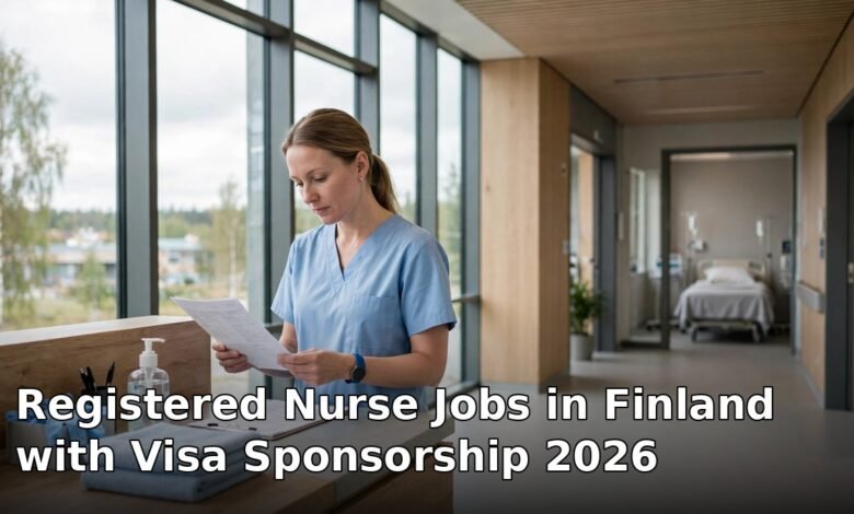 registered nurse jobs in finland with visa sponsorship 2026