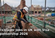 bricklayer jobs in uk with visa sponsorship 2026