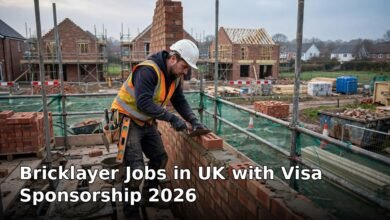 bricklayer jobs in uk with visa sponsorship 2026