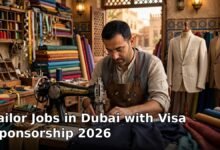tailor jobs in dubai with visa sponsorship 2026