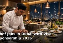 chef jobs in dubai with visa sponsorship 2026