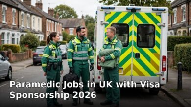 paramedic jobs in uk with visa sponsorship 2026