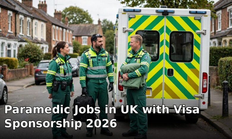 paramedic jobs in uk with visa sponsorship 2026