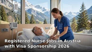 registered nurse jobs in austria with visa sponsorship 2026