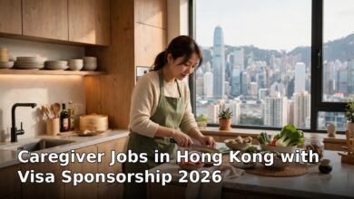 caregiver jobs in hong kong with visa sponsorship 2026