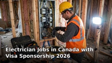 electrician jobs in canada with visa sponsorship 2026