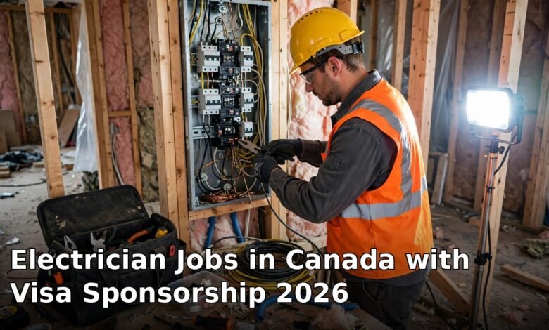 electrician jobs in canada with visa sponsorship 2026