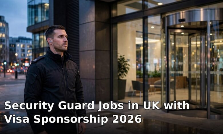 security guard jobs in uk with visa sponsorship 2026