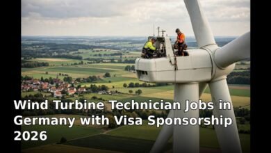 wind turbine technician jobs in germany with visa sponsorship 2026