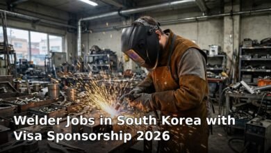 welder jobs in south korea with visa sponsorship 2026