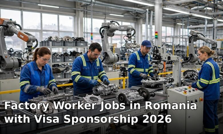 factory worker jobs in romania with visa sponsorship 2026