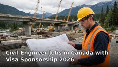 civil engineer jobs in canada with visa sponsorship 2026
