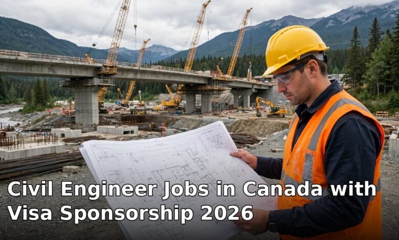 civil engineer jobs in canada with visa sponsorship 2026