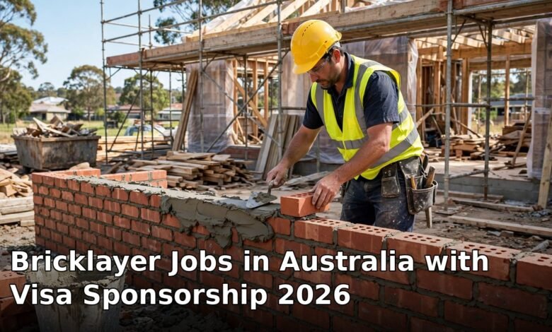 bricklayer jobs in australia with visa sponsorship 2026