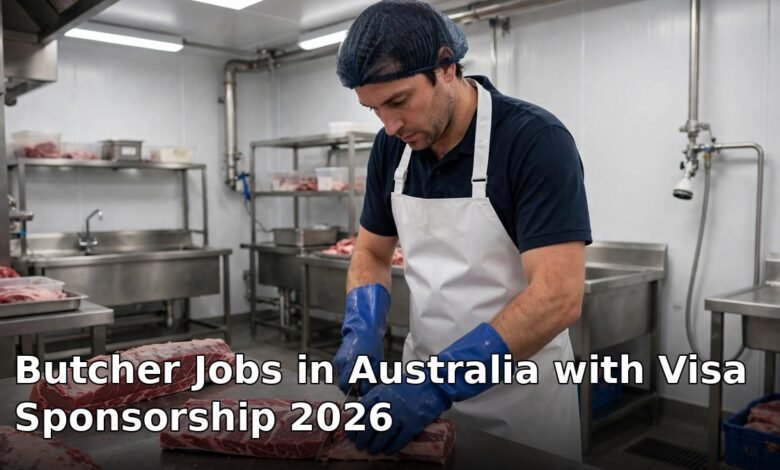 butcher jobs in australia with visa sponsorship 2026