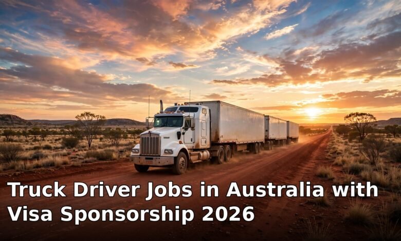 truck driver jobs in australia with visa sponsorship 2026
