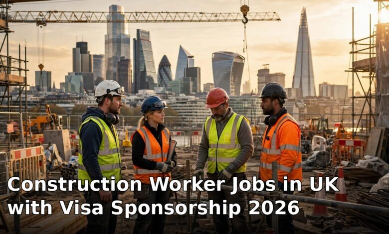 construction worker jobs in uk with visa sponsorship 2026