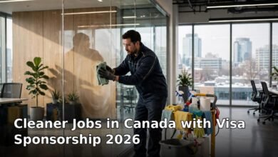 cleaner jobs in canada with visa sponsorship 2026