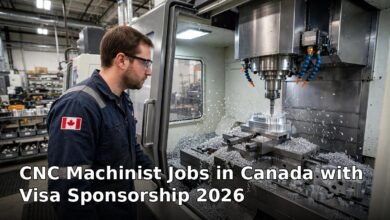 cnc machinist jobs in canada with visa sponsorship 2026