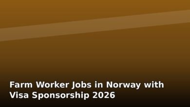 farm worker jobs in norway with visa sponsorship 2026