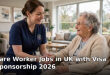 care worker jobs in uk with visa sponsorship 2026