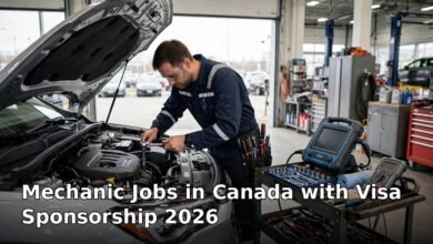 mechanic jobs in canada with visa sponsorship 2026
