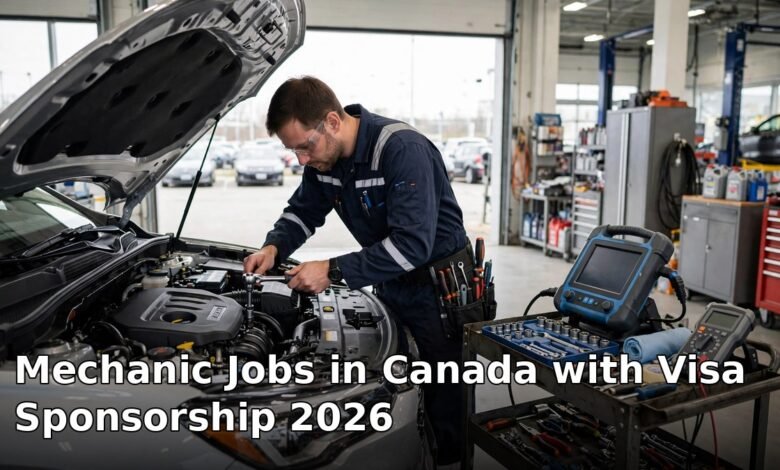 mechanic jobs in canada with visa sponsorship 2026