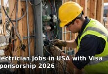 electrician jobs in usa with visa sponsorship 2026