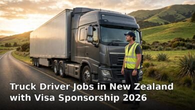 truck driver jobs in new zealand with visa sponsorship 2026