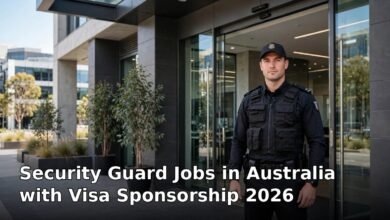 security guard jobs in australia with visa sponsorship 2026