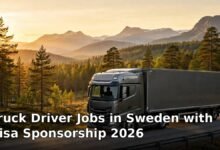 truck driver jobs in sweden with visa sponsorship 2026