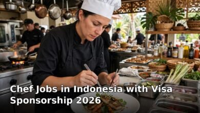 chef jobs in indonesia with visa sponsorship 2026