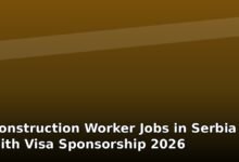 construction worker jobs in serbia with visa sponsorship 2026