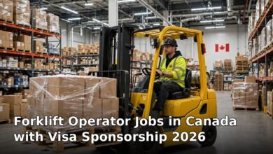 forklift operator jobs in canada with visa sponsorship 2026
