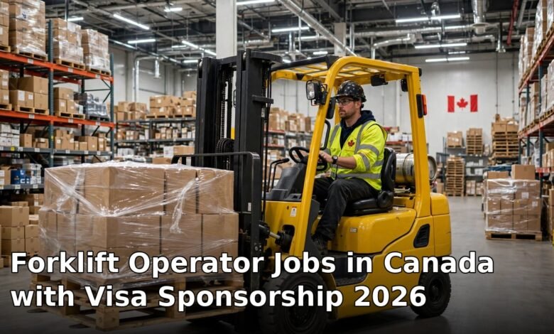 forklift operator jobs in canada with visa sponsorship 2026