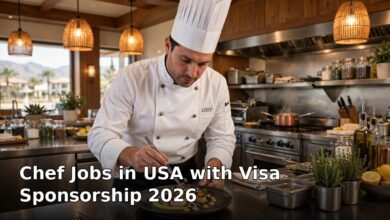 chef jobs in usa with visa sponsorship 2026