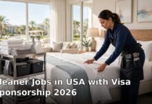 cleaner jobs in usa with visa sponsorship 2026