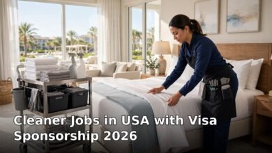 cleaner jobs in usa with visa sponsorship 2026