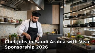 chef jobs in saudi arabia with visa sponsorship 2026