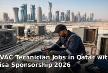 hvac technician jobs in qatar with visa sponsorship 2026