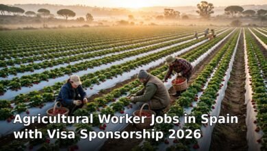 agricultural worker jobs in spain with visa sponsorship 2026