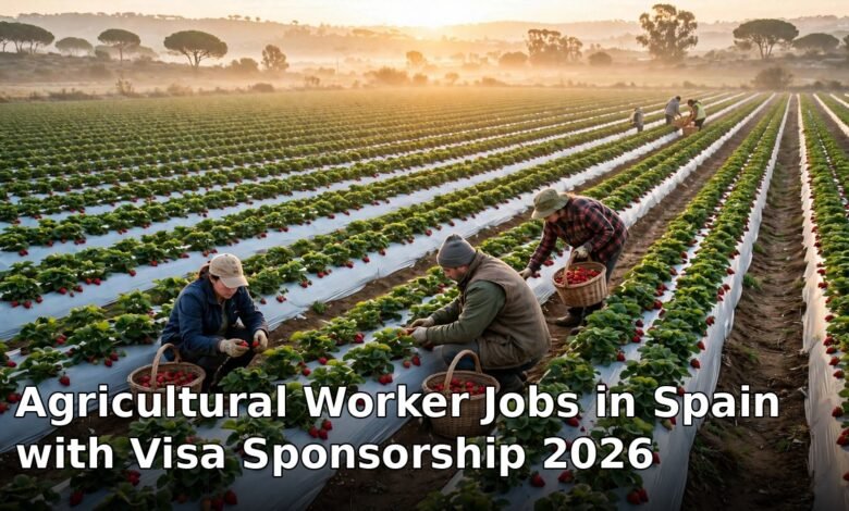 agricultural worker jobs in spain with visa sponsorship 2026