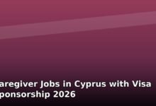 caregiver jobs in cyprus with visa sponsorship 2026