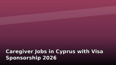 caregiver jobs in cyprus with visa sponsorship 2026